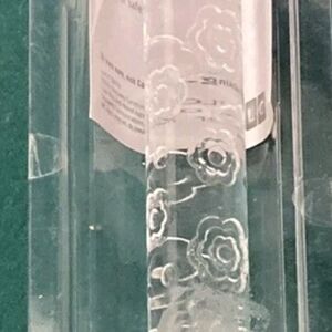 Cake Boss Flower & Dot Embossed Fondant Rolling Pin For Cake Decorating. 13 inch